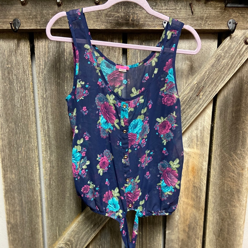 Floral Tank Blouse